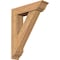 Ekena Millwork Traditional Traditional Smooth Bracket w/ Offset Brace, Western Red Cedar, 7 1/2"W x 30"D x 38"H BKT0806X30X38TRA01SWR - alternate 1